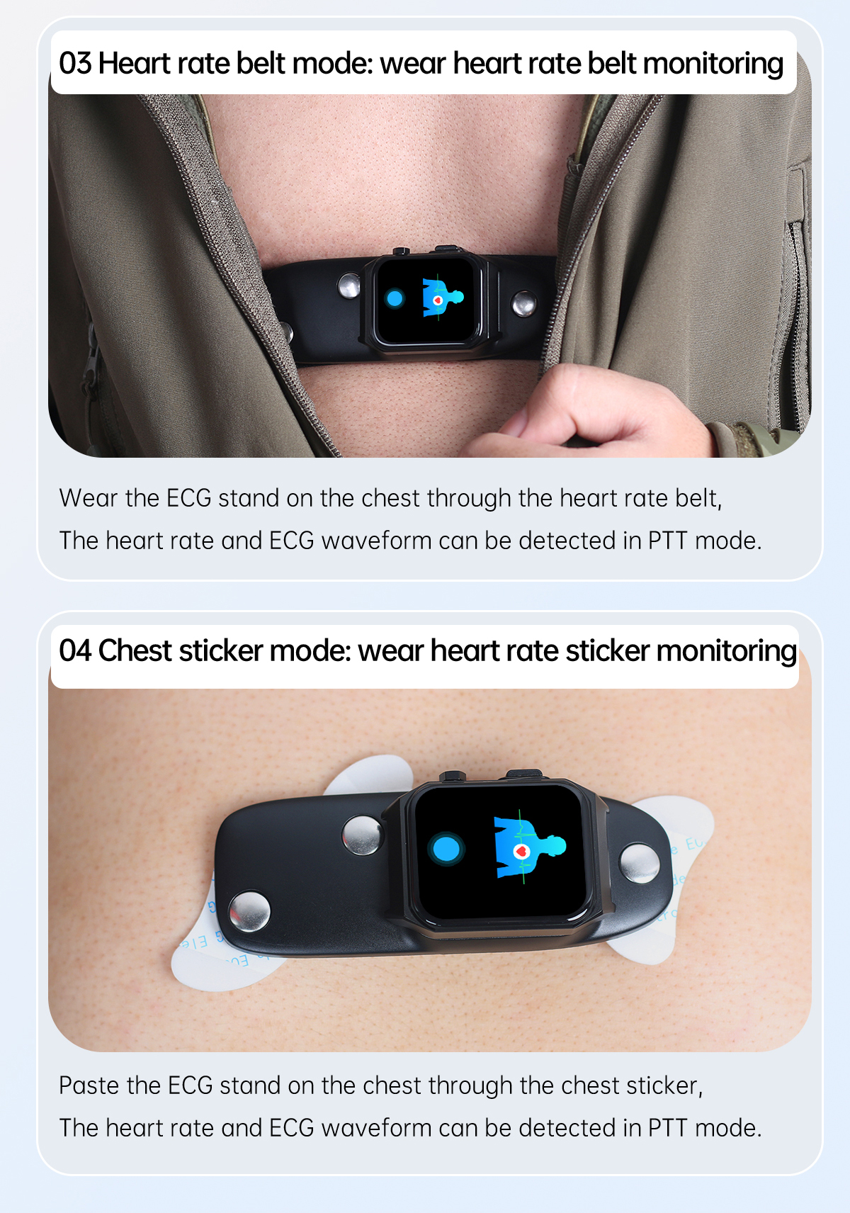 E530 ECG Blood Glucose Blood Oxygen PTT Health Wearable